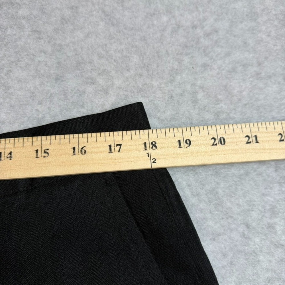 Perry Ellis Mens 36x32 Black Flat Front Dress Pants Slacks 49MB9016 - Picture 11 of 11